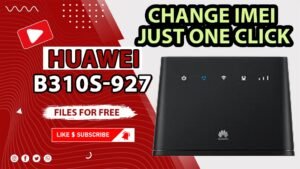 Huawei STC Mobily Idea.! Etisalat & ZONG Router B310s-927 Unlock done with IMEI Change without open